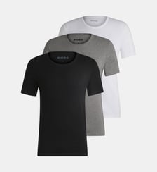 Lot de 3 maillots de corps droits coton BOSS