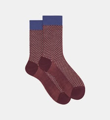 Chaussettes motif entrelacement Doré Doré