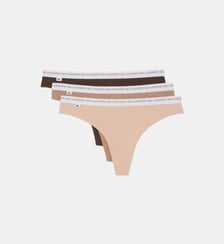 Lot de 3 strings logo coton stretch Lacoste