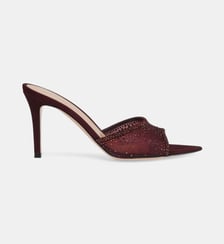 Mules à talons Rania à cristaux Gianvito Rossi