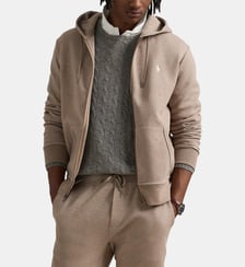 Sweat droit zippé en coton mélangé signature Polo Ralph Lauren