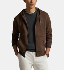 Sweat droit zippé en coton mélangé signature Polo Ralph Lauren