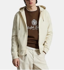 Sweat droit zippé en coton mélangé signature Polo Ralph Lauren