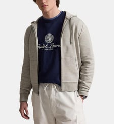 Sweat droit zippé en coton mélangé signature Polo Ralph Lauren