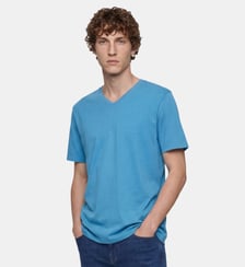 T-shirt Sishev droit coton biologique col V Galeries Lafayette