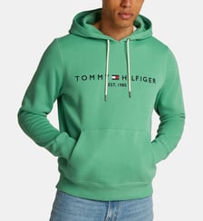 Sweat droit signature Tommy Hilfiger