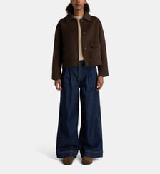 Manteau court Bobo laine mélangée Jodhpur