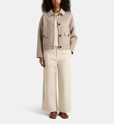 Manteau court Bobo laine mélangée Jodhpur