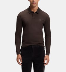 Polo slim modèle Passerby manches longues BOSS