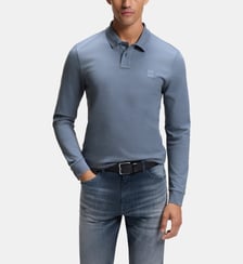 Polo slim modèle Passerby manches longues BOSS