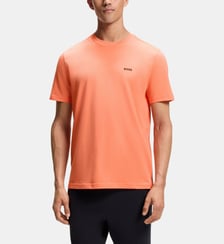T-shirt droit en coton logo BOSS