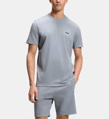T-shirt droit en coton logo BOSS