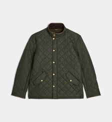 Parka Powell Quilt droite surpiquée losanges Barbour