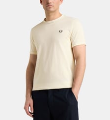 T-shirt droit Ringer logo coton  Fred Perry
