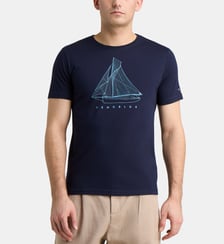 T-shirt droit sérigraphie coton Armor-Lux