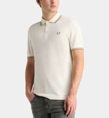 Polo droit Twin Tipped en coton piqué Fred Perry
