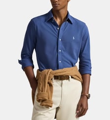 Chemise droite maille mesh coton Polo Ralph Lauren