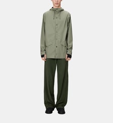 Imperméable droit capuche visière mi-long unisexe Rains