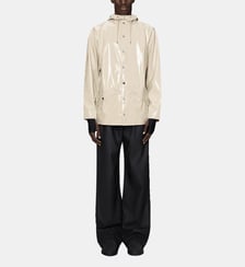 Imperméable droit capuche visière mi-long unisexe Rains