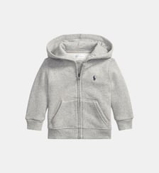 Sweat droit zippé capuche Pony coton molleton Polo Ralph Lauren