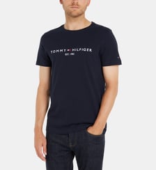 T-shirt droit en coton Tommy Hilfiger