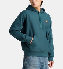 Hoodie droit American Script coton molleton Carhartt WIP
