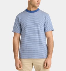 T-shirt droit rayé coton biologique Armor-Lux
