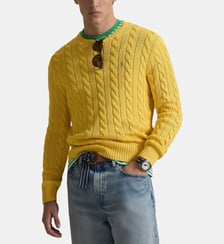 Pull droit maille câble coton Polo Ralph Lauren