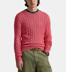 Pull droit maille câble coton Polo Ralph Lauren