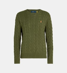 Pull droit maille câble coton Polo Ralph Lauren