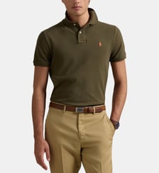 Polo droit uni en coton piqué Polo Ralph Lauren