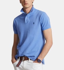 Polo droit uni en coton piqué Polo Ralph Lauren