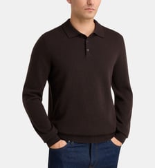 Pull polo Napolo cachemire  Galeries Lafayette