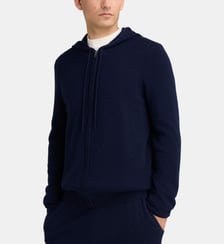 Gilet homme Nachcap zippé capuche cachemire Galeries Lafayette