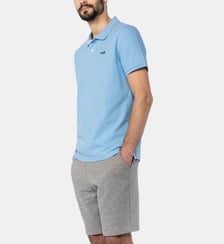 Polo droit Milton coton piqué stretch Schott