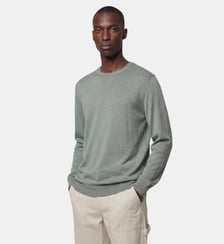 Pull Teriron droit laine mérinos responsable Galeries Lafayette