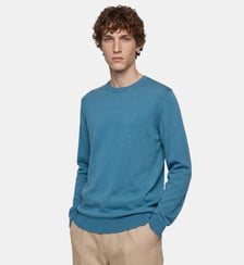 Pull Teriron droit laine mérinos responsable Galeries Lafayette