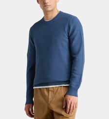 Pull droit uni Tonron nid d'abeille coton bio Galeries Lafayette