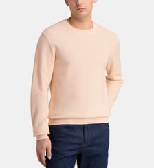 Pull droit uni Tonron nid d'abeille coton bio Galeries Lafayette