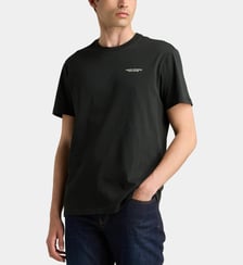 T-shirt droit coton signature Armani Exchange