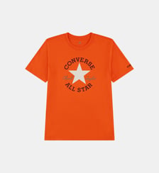 T-shirt droit logo étoile et signature coton Converse