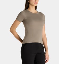 T-shirt ajusté Car coton organique Flore Flore
