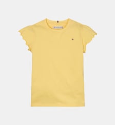 T-shirt droit coton drapeau Tommy Hilfiger