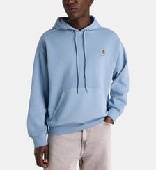 Hoodie Nelson droit coton délavé Carhartt WIP