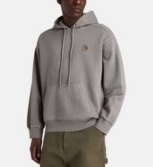 Hoodie Nelson droit coton délavé Carhartt WIP