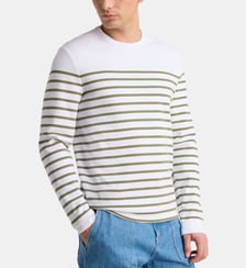 T-shirt droit manches longues Sarina coton bio Galeries Lafayette