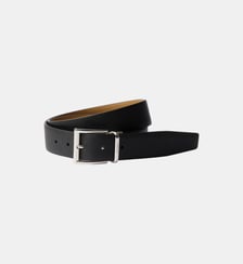 Ceinture en cuir réversible signature Prada