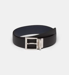 Ceinture en cuir réversible signature Prada