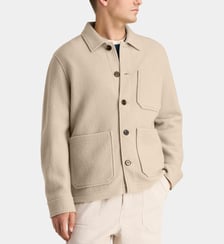 Surchemise workwear épaisse Doil laine Galeries Lafayette