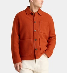 Surchemise workwear épaisse Doil laine Galeries Lafayette